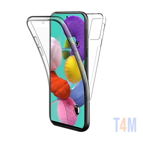 Capa de Silicone 360º para Samsung Galaxy A71 Transparente